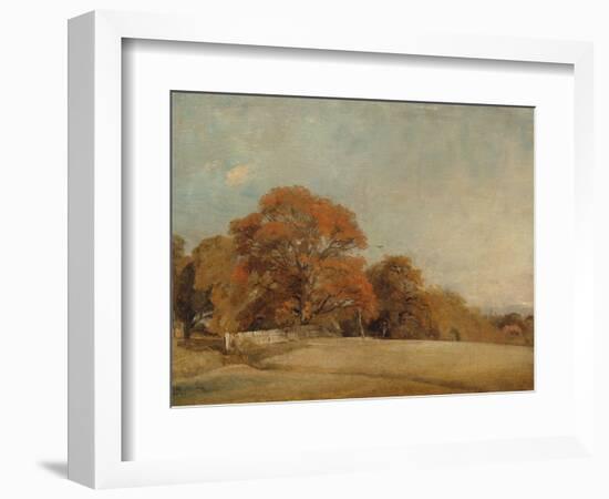 An Autumnal Landscape at East Bergholt, c.1805-08-John Constable-Framed Giclee Print