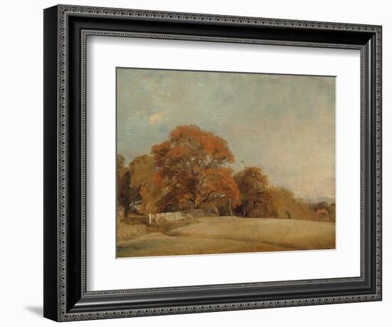 An Autumnal Landscape at East Bergholt, c.1805-08-John Constable-Framed Giclee Print