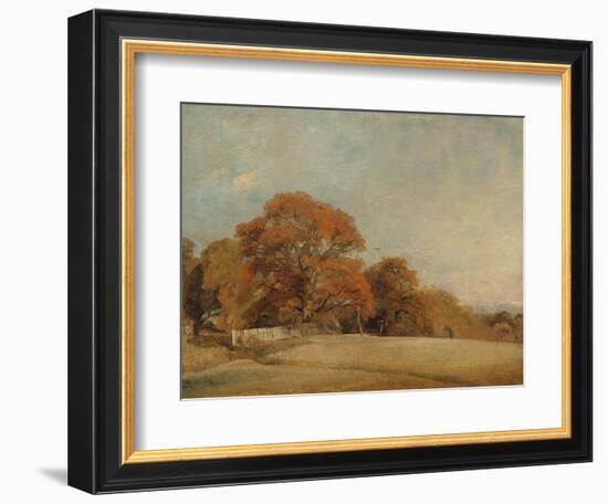 An Autumnal Landscape at East Bergholt, c.1805-08-John Constable-Framed Giclee Print