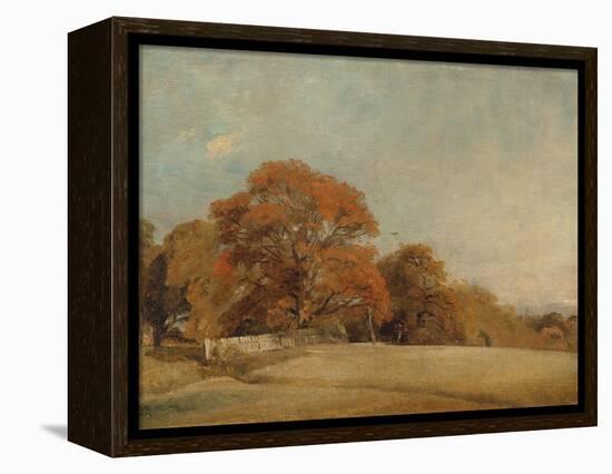 An Autumnal Landscape at East Bergholt, c.1805-08-John Constable-Framed Premier Image Canvas