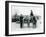 An Baby Indian Elephant with Keepers A. Church and H. Robertson at London Zoo, June 1922-Frederick William Bond-Framed Photographic Print