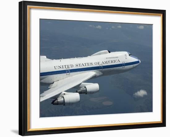 An E-4B National Airborne Operations Center Aircraft-Stocktrek Images-Framed Photographic Print