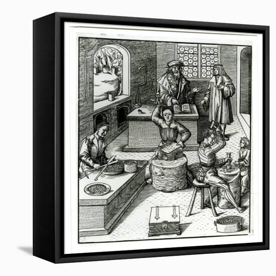 An Early Sixteenth-Century European Mint, from Der Weisskunig-null-Framed Premier Image Canvas