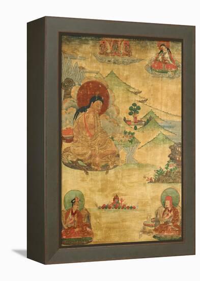 An East Tibetan Thang.ka Depicting Mi.La.Ras.Pa, 19th Century-null-Framed Premier Image Canvas