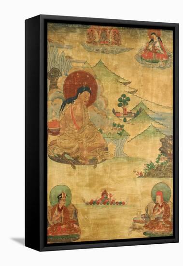 An East Tibetan Thang.ka Depicting Mi.La.Ras.Pa, 19th Century-null-Framed Premier Image Canvas