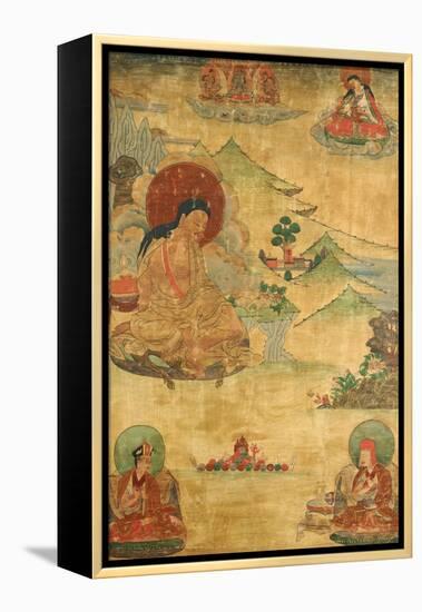 An East Tibetan Thang.ka Depicting Mi.La.Ras.Pa, 19th Century-null-Framed Premier Image Canvas