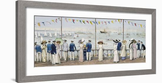 An Edwardian Season - Cowes Regatta-John S Goodall-Framed Premium Giclee Print