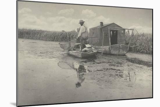 An Eel-catcher's home-Peter Henry Emerson-Mounted Giclee Print