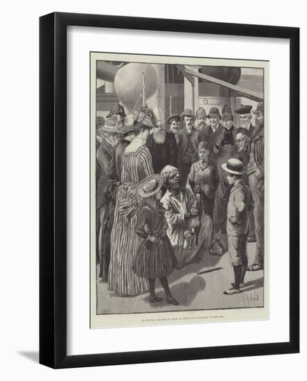 An Egyptian Conjuror on Board an Orient Line Steam-Ship at Port Said-null-Framed Giclee Print