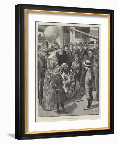 An Egyptian Conjuror on Board an Orient Line Steam-Ship at Port Said-null-Framed Giclee Print
