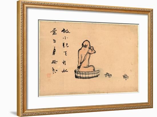 An Elderly Man-null-Framed Giclee Print