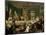 An Election Entertainment, 1755-William Hogarth-Mounted Giclee Print