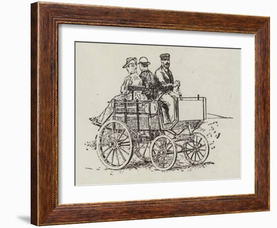 An Electric Dog-Cart-null-Framed Giclee Print