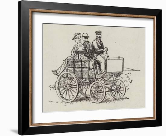 An Electric Dog-Cart-null-Framed Giclee Print