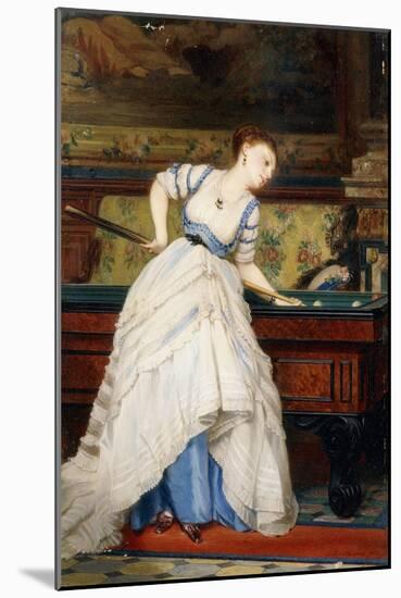 An Elegant Billiard Player-Charles Edouard Boutibonne-Mounted Giclee Print