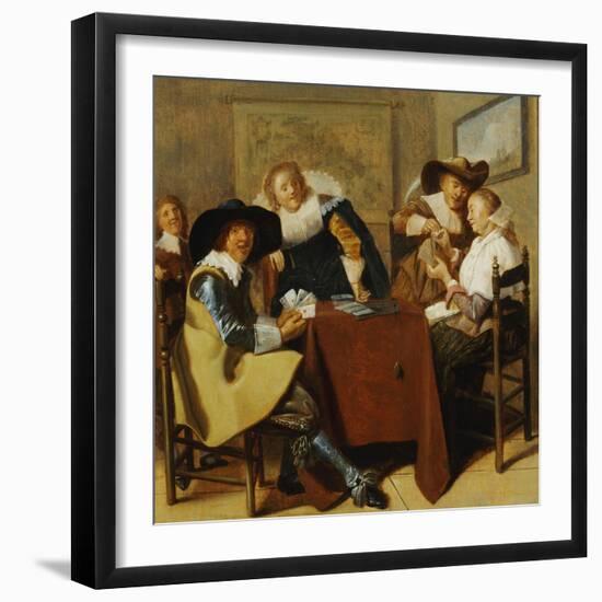 An Elegant Card Party-Dirck Hals-Framed Giclee Print