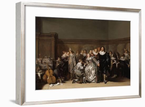 An Elegant Company, 1632-Pieter Codde-Framed Giclee Print