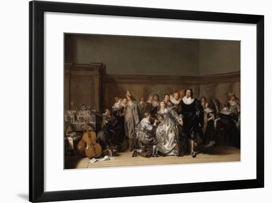 An Elegant Company, 1632-Pieter Codde-Framed Giclee Print