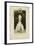 An Elegant Lady at the Statue of Goethe, 1888-Paul Fischer-Framed Giclee Print