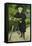 An Elegant Lady with a Bicycle-Paul Fischer-Framed Premier Image Canvas