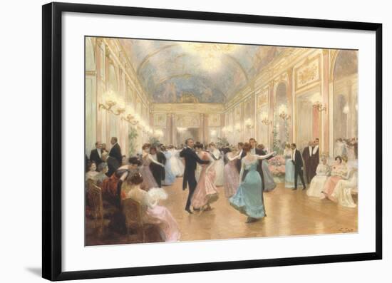 An Elegant Soiree-Victor Gabriel Gilbert-Framed Premium Giclee Print