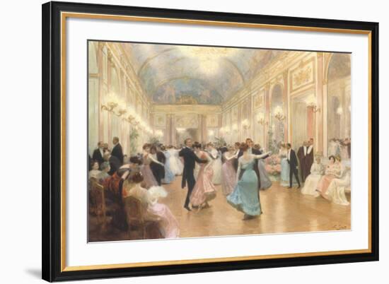 An Elegant Soiree-Victor Gabriel Gilbert-Framed Premium Giclee Print