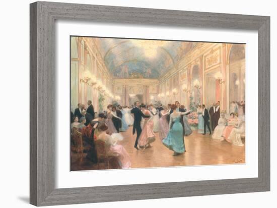 An Elegant Soiree-Victor Gabriel Gilbert-Framed Art Print