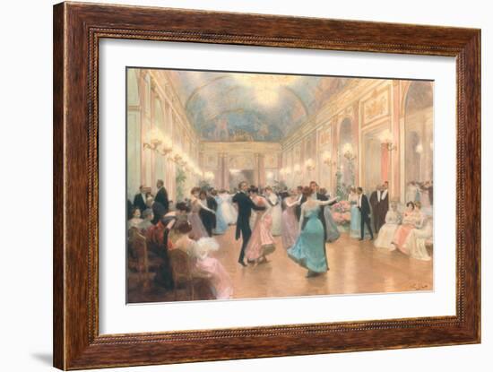 An Elegant Soiree-Victor Gabriel Gilbert-Framed Art Print