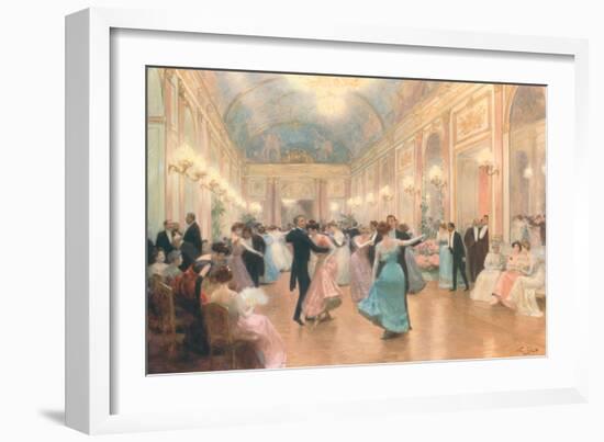 An Elegant Soiree-Victor Gabriel Gilbert-Framed Art Print