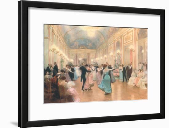 An Elegant Soiree-Victor Gabriel Gilbert-Framed Art Print