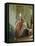 An Elegant Woman Dresses-Michel Garnier-Framed Premier Image Canvas