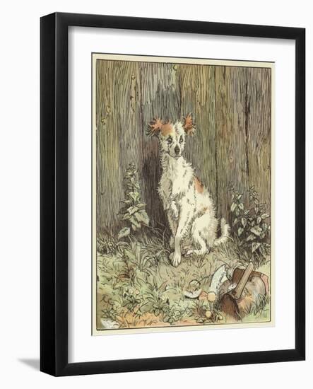 An Elegy on the Death of A Mad Dog (Colour Litho)-Randolph Caldecott-Framed Giclee Print