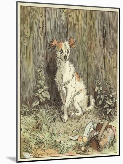 An Elegy on the Death of A Mad Dog (Colour Litho)-Randolph Caldecott-Mounted Giclee Print