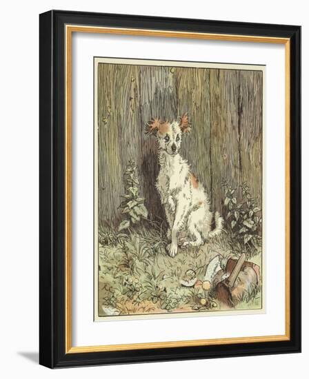 An Elegy on the Death of A Mad Dog (Colour Litho)-Randolph Caldecott-Framed Giclee Print