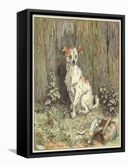 An Elegy on the Death of A Mad Dog (Colour Litho)-Randolph Caldecott-Framed Premier Image Canvas