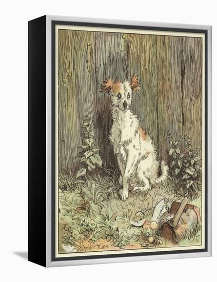 An Elegy on the Death of A Mad Dog (Colour Litho)-Randolph Caldecott-Framed Premier Image Canvas