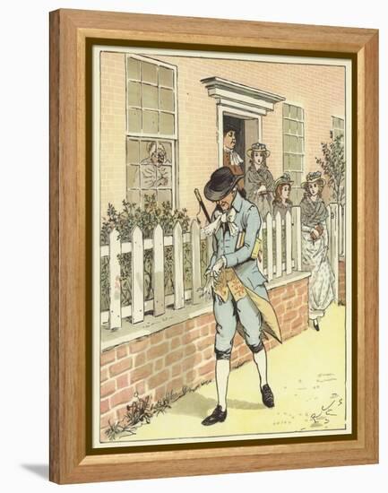 An Elegy on the Death of A Mad Dog (Colour Litho)-Randolph Caldecott-Framed Premier Image Canvas