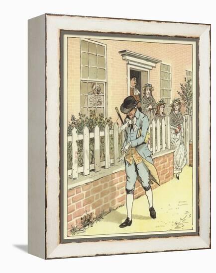 An Elegy on the Death of A Mad Dog (Colour Litho)-Randolph Caldecott-Framed Premier Image Canvas