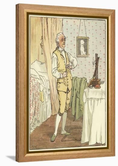 An Elegy on the Death of A Mad Dog (Colour Litho)-Randolph Caldecott-Framed Premier Image Canvas