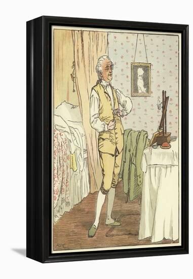 An Elegy on the Death of A Mad Dog (Colour Litho)-Randolph Caldecott-Framed Premier Image Canvas