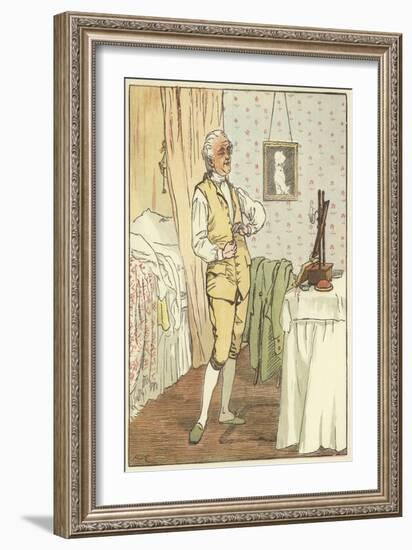 An Elegy on the Death of A Mad Dog (Colour Litho)-Randolph Caldecott-Framed Giclee Print