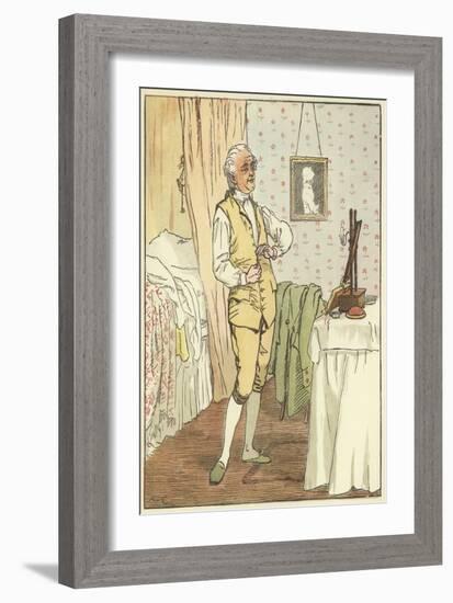 An Elegy on the Death of A Mad Dog (Colour Litho)-Randolph Caldecott-Framed Giclee Print