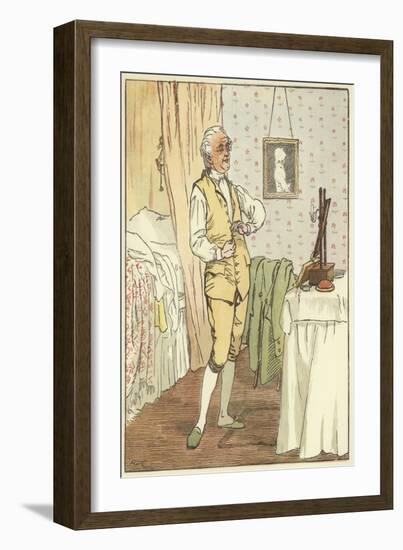 An Elegy on the Death of A Mad Dog (Colour Litho)-Randolph Caldecott-Framed Giclee Print