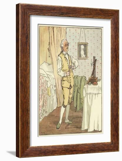 An Elegy on the Death of A Mad Dog (Colour Litho)-Randolph Caldecott-Framed Giclee Print