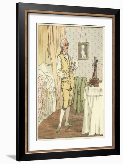 An Elegy on the Death of A Mad Dog (Colour Litho)-Randolph Caldecott-Framed Giclee Print