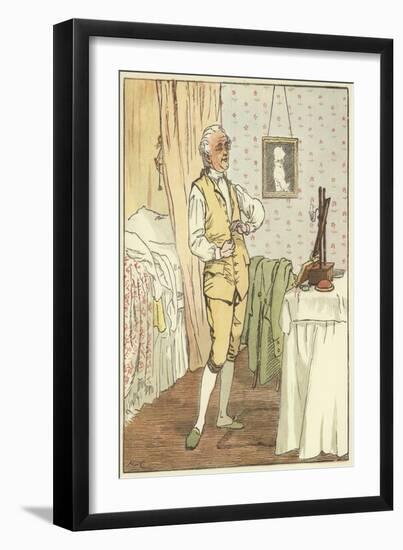 An Elegy on the Death of A Mad Dog (Colour Litho)-Randolph Caldecott-Framed Giclee Print