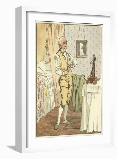 An Elegy on the Death of A Mad Dog (Colour Litho)-Randolph Caldecott-Framed Giclee Print