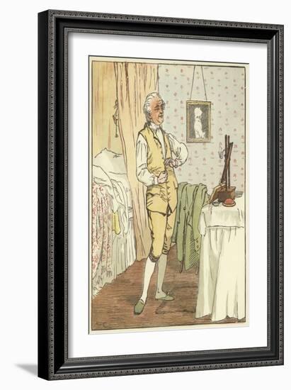 An Elegy on the Death of A Mad Dog (Colour Litho)-Randolph Caldecott-Framed Giclee Print