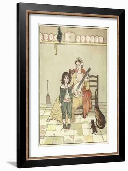 An Elegy on the Death of A Mad Dog (Colour Litho)-Randolph Caldecott-Framed Giclee Print