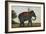 An Elephant Keeper Riding His Elephant-null-Framed Giclee Print